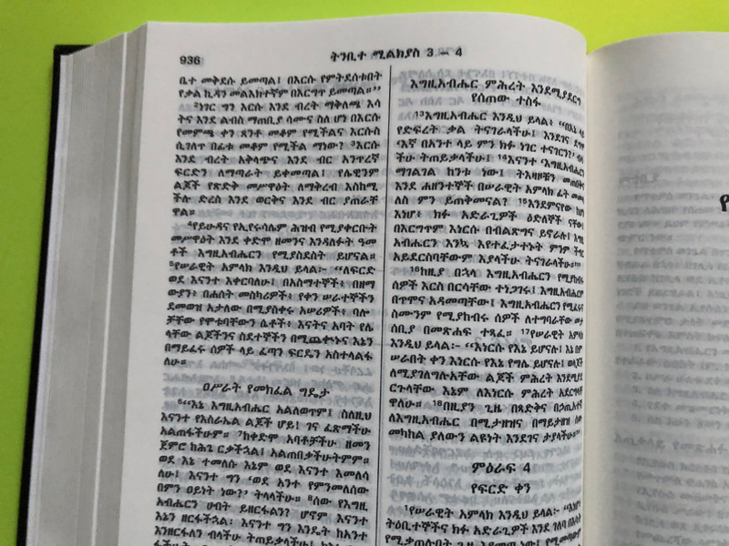 The Holy Bible in Amharic – Old and New Testaments | መጽሐፍ ቅዱስ – የብሉይና የሐዲስ ኪዳን መጻሕፍት (9788941291879)