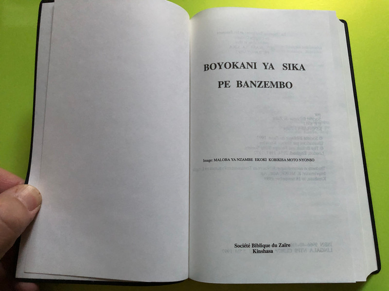 Boyokani ya Sika pe Banzembo – The New Testament and Psalms in Lingala | Sango Malamu mpe Banzembo (9966401105)
