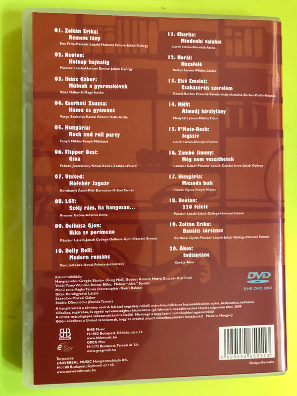 Házibuli Karaoke – The Ultimate Hungarian Party Karaoke DVD | Házibuli Karaoke – Magyar sláger karaoke válogatás (DVD) (5999552650113)