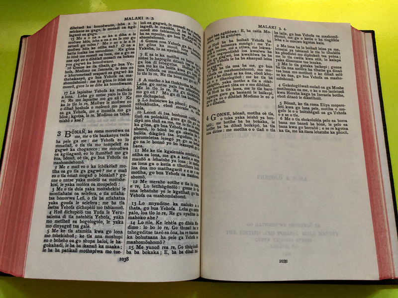 BIBELA E E BOITSHÈPÕ – The Holy Bible in Tswana (Complete Old & New Testament) (079820088X)