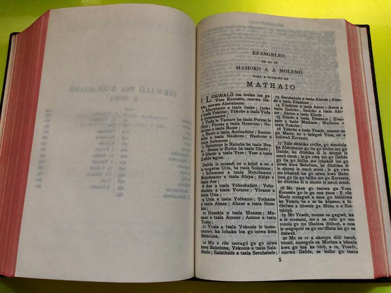 BIBELA E E BOITSHÈPÕ – The Holy Bible in Tswana (Complete Old & New Testament) (079820088X)
