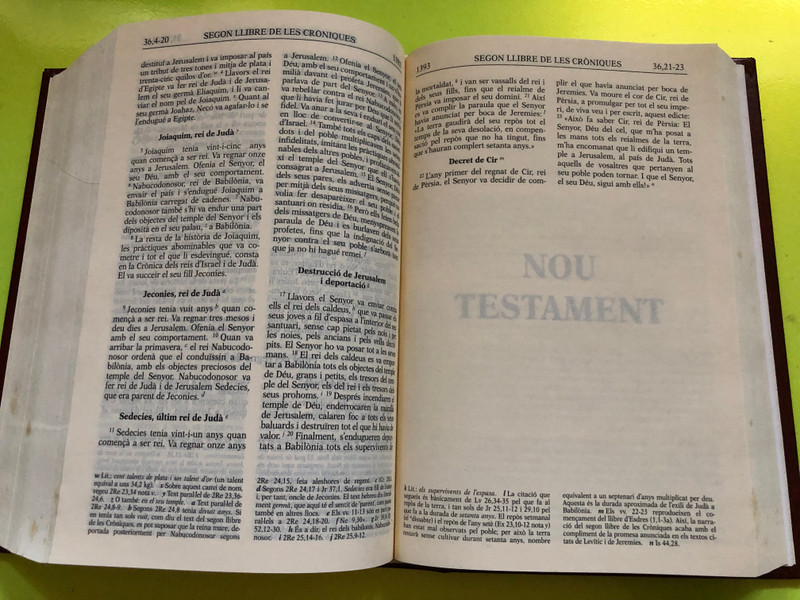 La Bíblia – Edició d’Estudi (Catalan Interconfessional Study Bible) (8480830093)