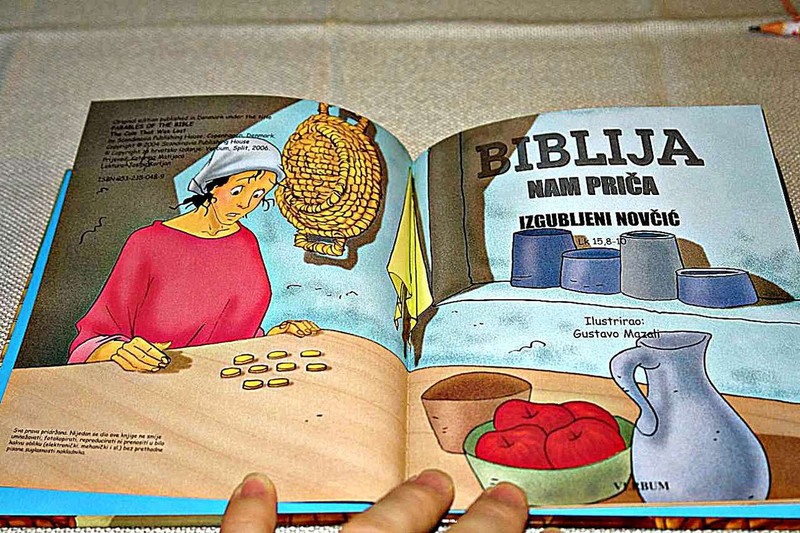 Croatian Edition, Parables of the Bible: The Coin That Was Lost / Luke 15:8-10 / Croatian Illustrated Kids Bible Story Book 