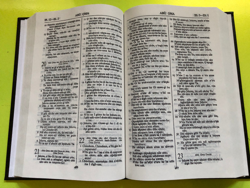 The Holy Bible in Igbo – Union Version (Bible Nso Neb Nanagide Testament Ochie na Testament Ọhụ) (TheHolyBibleIgbo)