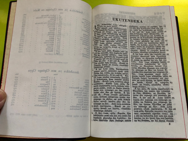 Baibele wa Mushilo – The Holy Bible in Bemba (Uwabamo Icipingo ca Kale ne Cipingo Cipya) (998209002X)