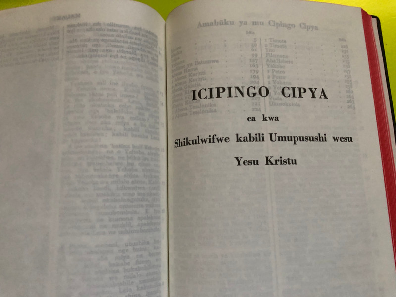 Baibele wa Mushilo – The Holy Bible in Bemba (Uwabamo Icipingo ca Kale ne Cipingo Cipya) (998209002X)