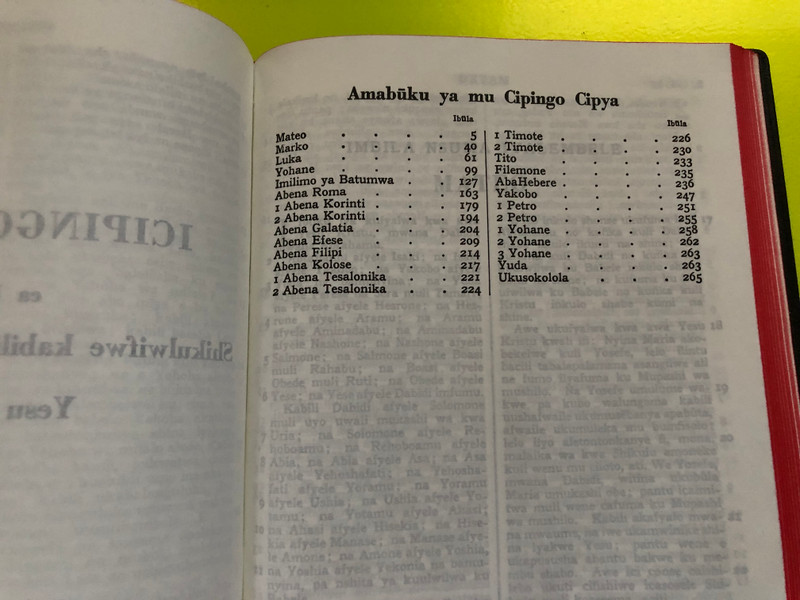 Baibele wa Mushilo – The Holy Bible in Bemba (Uwabamo Icipingo ca Kale ne Cipingo Cipya) (998209002X)