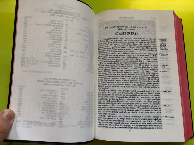 Ibuku Riria Itheru Rĩa Ngai – The Holy Bible in Gikuyu (Complete Old and New Testament) (APC-FT3009)