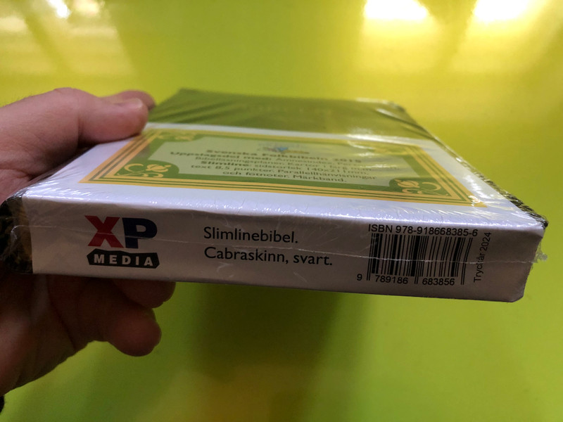 BIBELN – Svenska Folkbibeln 2015 Slimline Edition (Cabraskinn, Svart) (9789186683856)