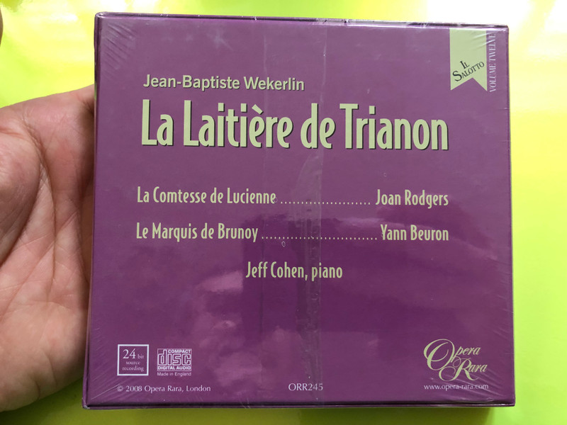 Charm of Versailles: La Laitière de Trianon - Il Salotto Vol. 12 (Opera Rara CD) (CharmofVersailles)