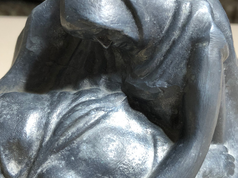 Rare Vintage 1960s Soviet Statue "The Grieving Mother" – Mamayev Kurgan Monument Replica (Volgograd) (SorrowfulMother)