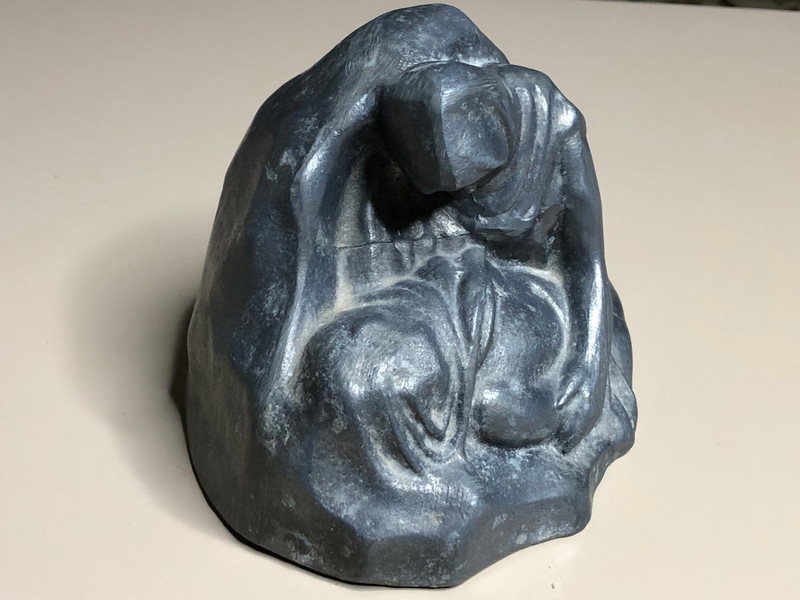 Rare Vintage 1960s Soviet Statue "The Grieving Mother" – Mamayev Kurgan Monument Replica (Volgograd) (SorrowfulMother)