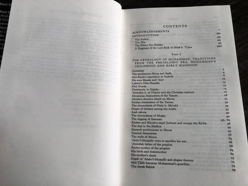 The Life of Muhammad: A Translation of Ibn Ishaq's Sirat Rasul Allah by A. Guillaume (9780196360331.)