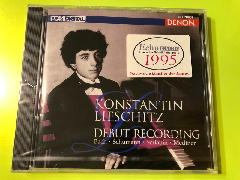 A Prodigy’s Arrival: Konstantin Lifschitz Debut Recording – Bach, Schumann, Scriabin, & Medtner (0817578907240)