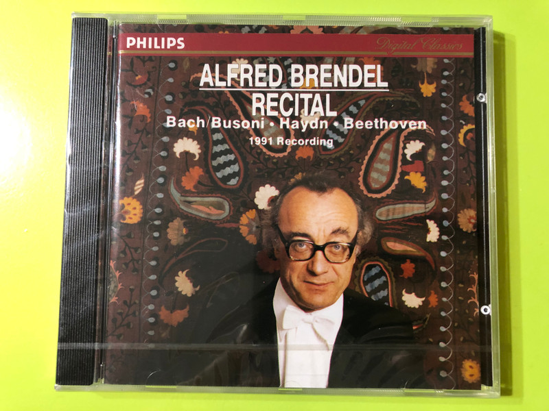 Alfred Brendel's Grand Piano Recital: Bach/Busoni, Haydn, and Beethoven CD (028943276023)