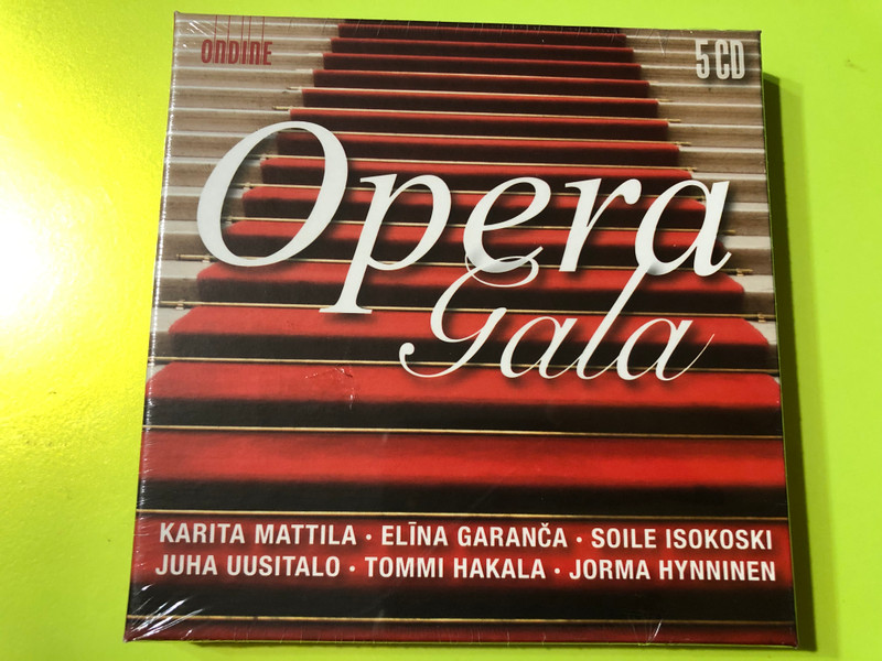 Grand Opera Gala: Famous Arias Box Set Featuring Karita Mattila, Elīna Garanča, and More (5-CD Ondine) (0761195113929)