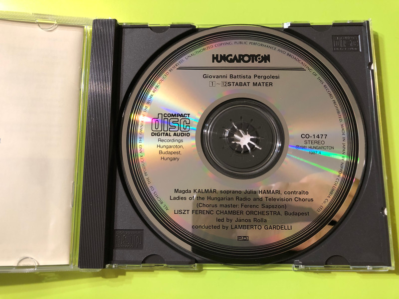 Pergolesi: Stabat Mater – Sacred Baroque Masterpiece CD (Japanese Import) (4988001083436)