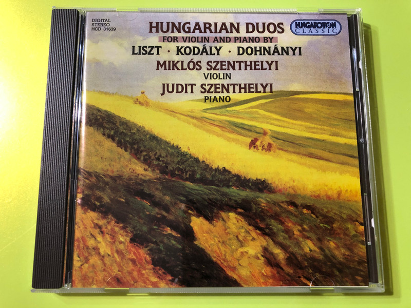 Hungarian Duos for Violin and Piano: Liszt, Kodály, Dohnányi – Miklós & Judit Szenthelyi CD (5991813163929)