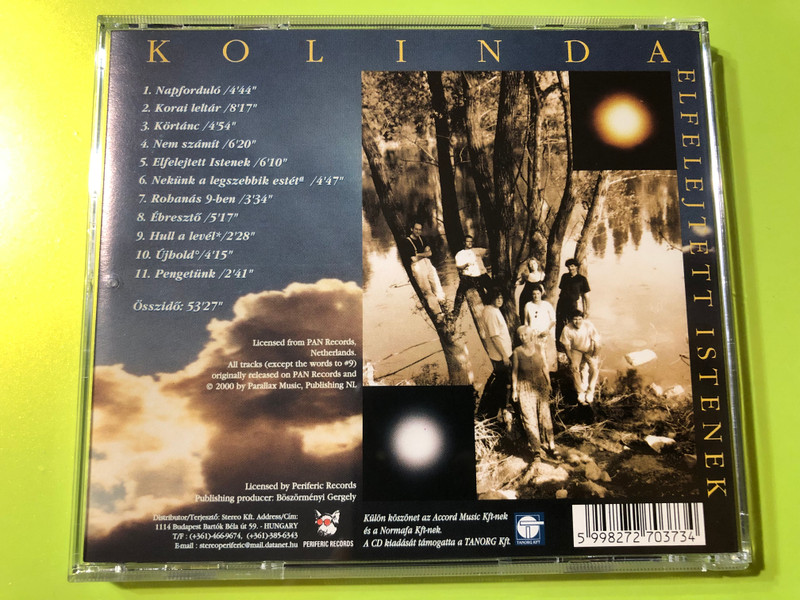 Kolinda: Elfelejtett Istenek – A Journey into Hungarian Ethno-Folk CD (5998272703734)