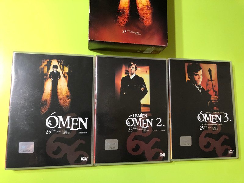 The Omen Trilogy: 25th Anniversary Jubilee Edition 3 DVD Set (5996255706598)