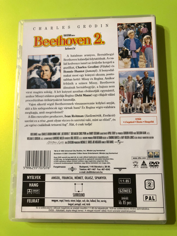 Beethoven's 2nd: The Newton Family's Furry Adventures Continue DVD (5996255707076)