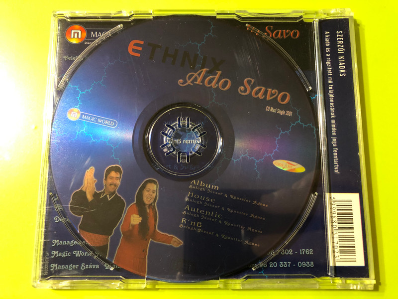 Romani Soul & Modern Beats: Ethnix – Ado Savo (CD Maxi Single) (RomaniSoul)
