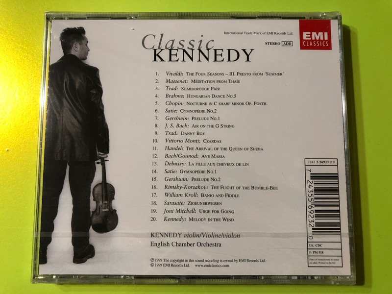 Classic Kennedy: A Virtuoso Journey Through Timeless Masterpieces CD (724355692320)