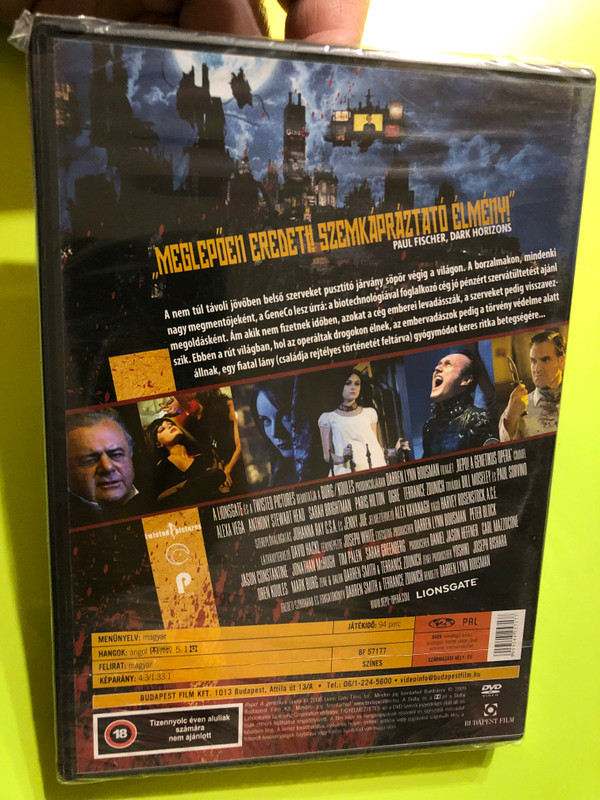 Repo! A Genetikus Opera: A Visceral Dystopian Rock Odyssey DVD (5999544257177)