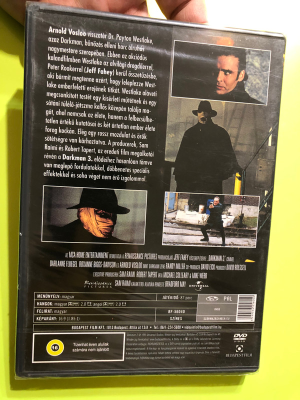 Darkman 3: Die Darkman Die – The Ultimate Battle for Survival DVD (5999544256040)