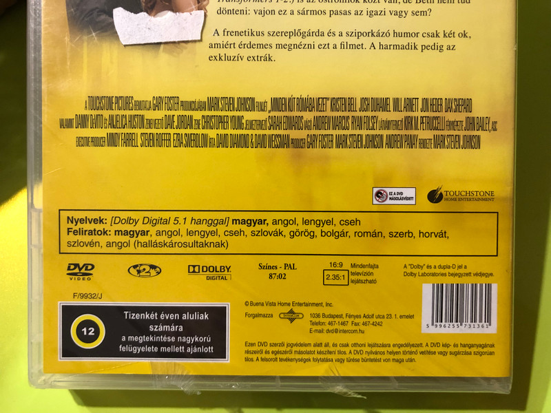 Minden út Rómába vezet - When in Rome (DVD) | Romantic Comedy (5996255731361)