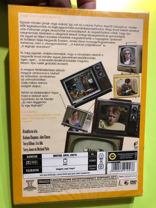 Monty Python’s Flying Circus: The Complete Fourth Season (Repülő Cirkusz: A teljes negyedik évad) DVD (5999048914576)