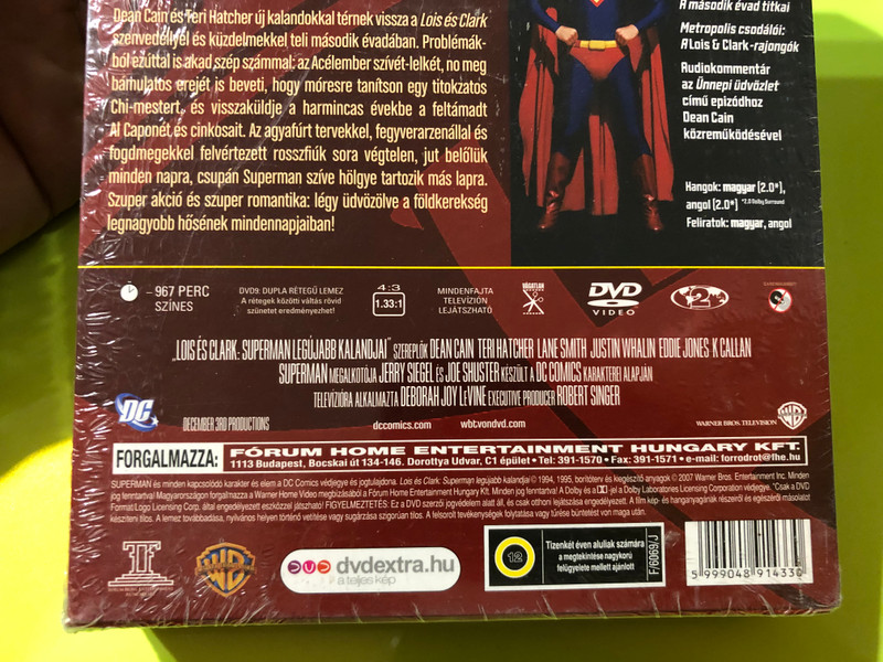 Lois & Clark: The New Adventures of Superman – The Complete Second Season (6-Disc DVD Box Set) (5999048914330)