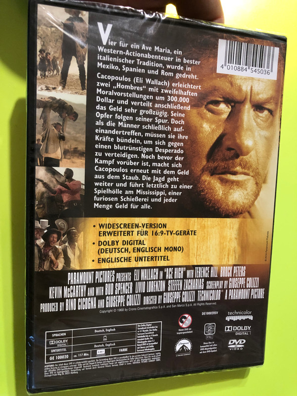 Ace High (Vier für ein Ave Maria): A Spaghetti Western Classic on DVD (4010884545036)
