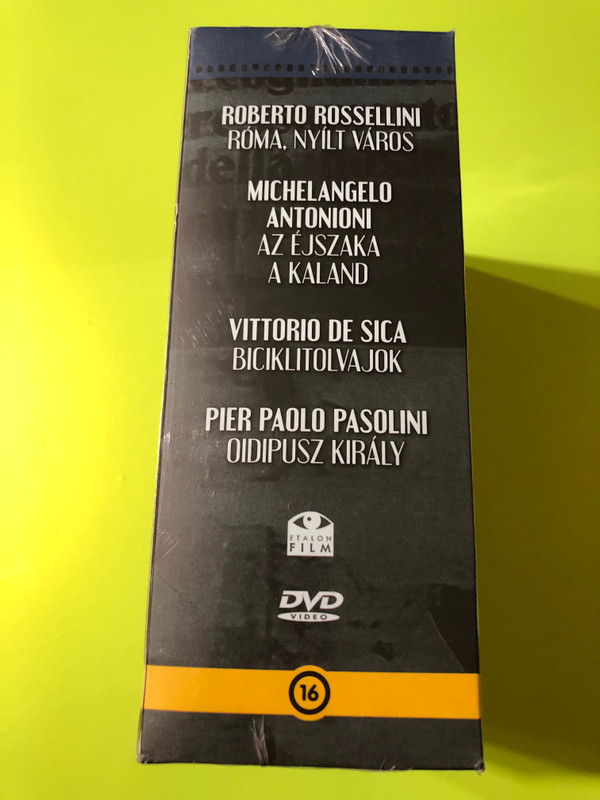 Az Olasz Filmművészet Remekei: Masterpieces of Italian Cinema Collection (5 DVD Discs) (5999886089429)