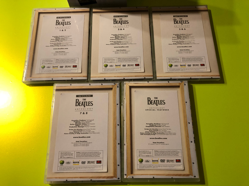 The Beatles Anthology: The Ultimate Five-DVD Box Set Collection (724349297593)