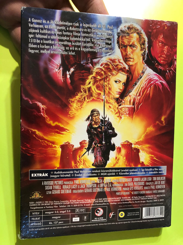 Flesh + Blood (Hús + Vér): Paul Verhoeven's Epic Medieval Masterpiece DVD (5999546333329)