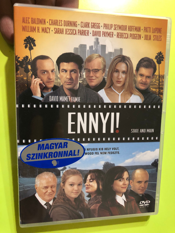 Ennyi! (State and Main): A Hilarious David Mamet Film Comedy DVD (5999048906250)