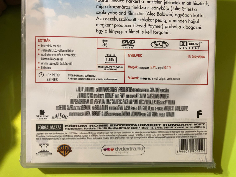 Ennyi! (State and Main): A Hilarious David Mamet Film Comedy DVD (5999048906250)