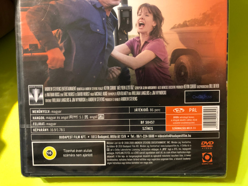 Fire from Below (Mélyben izzó tűz): A High-Stakes Disaster Thriller Starring Kevin Sorbo DVD (5999544258457)