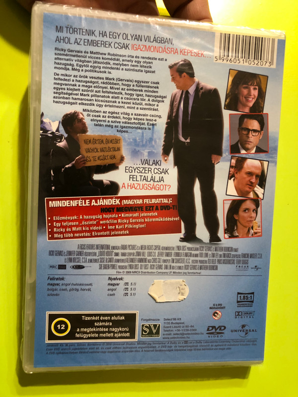 The Invention of Lying (Lódító hódító): A World Without Lies Meets Its First Deceiver DVD (5996051052073)