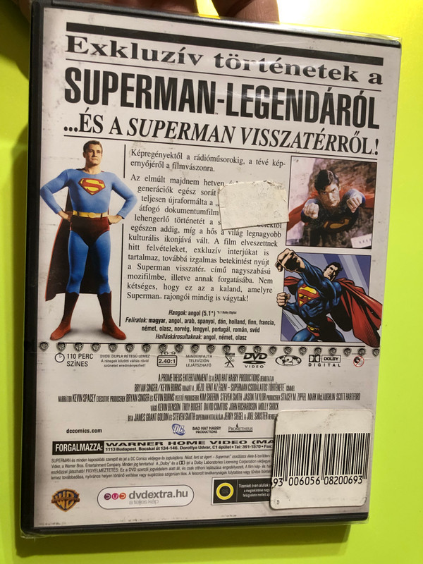 Look, Up in the Sky! The Amazing Story of Superman: A Definitive Journey DVD (5990605608200693)