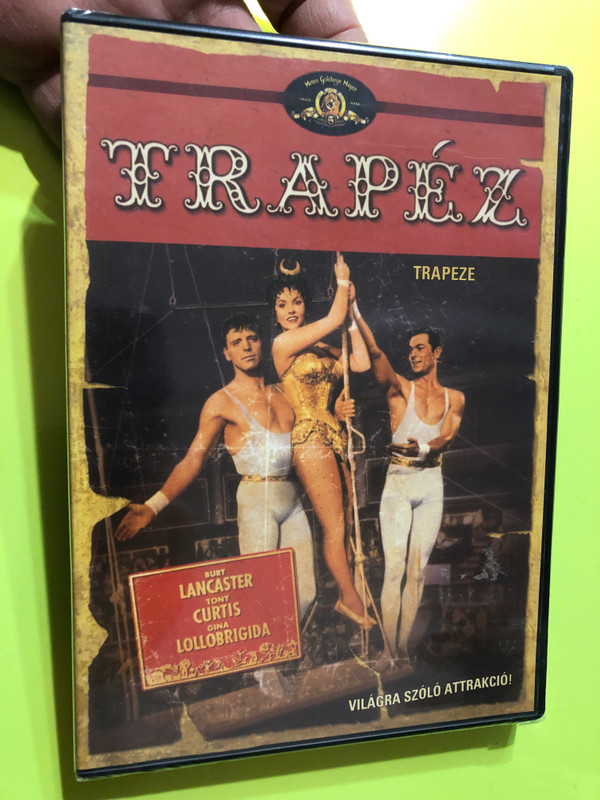 Trapeze (Trapéz) DVD - A Breathtaking Circus Drama Starring Burt Lancaster & Tony Curtis (5999546332698)