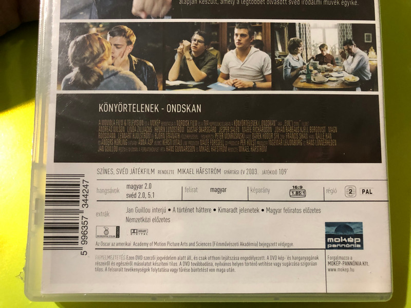 Standing Up Against the Cycle: Könyörtelenek (Evil) - Mikael Håfström Film DVD (5996357344247)