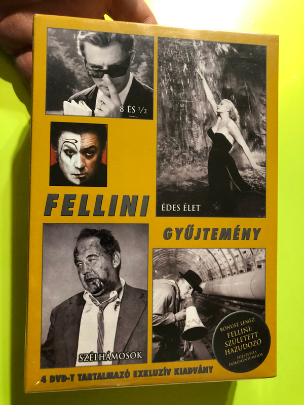 Master of Dreams: Fellini Gyűjtemény (Fellini Collection) – 4-DVD Exclusive Edition DVD (5999546333459)