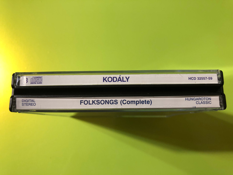 Zoltán Kodály: Folksongs for Voice & Piano (Complete Edition) – 3-CD Set (5991813255723)