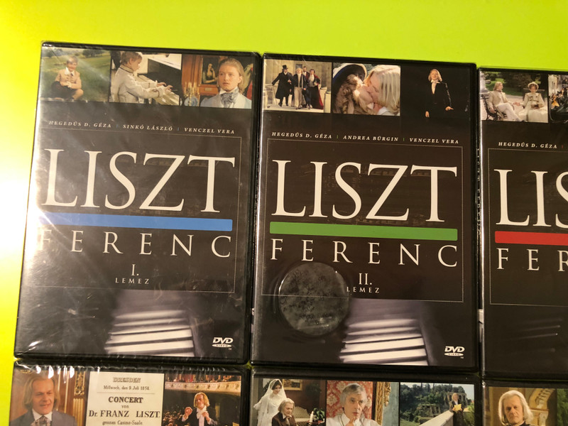 The Virtuoso's Journey: Liszt Ferenc Complete Biographical 8 DVD Series (5999884941183)