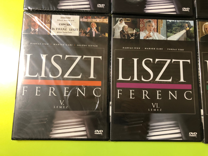 The Virtuoso's Journey: Liszt Ferenc Complete Biographical 8 DVD Series (5999884941183)