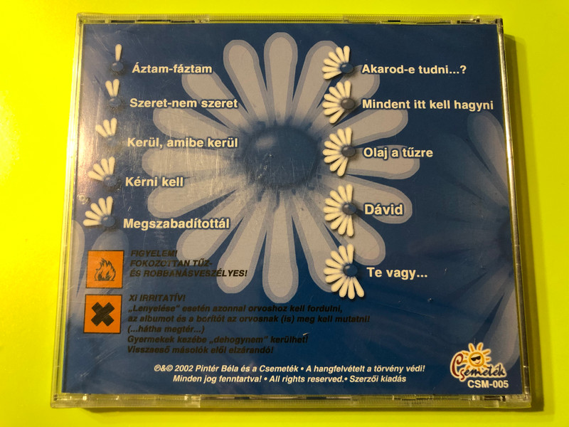 Szeret – nem szeret: Uplifting Christian Children's Music by Pintér Béla és a Csemeték CD (Szeretnemszeret)