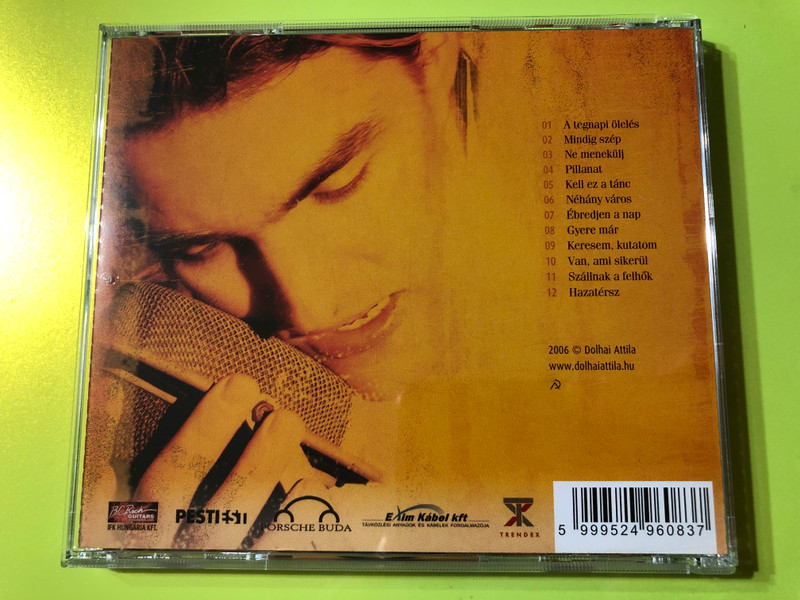 Ébredjen a nap / Wake Up the Sun - Attila Dolhai Pop-Rock Solo CD (5999524960837.)