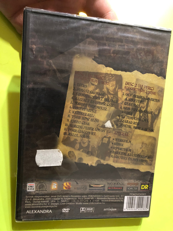 Kowalsky meg a Vega: 5 Év Forradalom – 2-Disc Concert Film & Documentary - 2-DVD Set (5999556202882.)